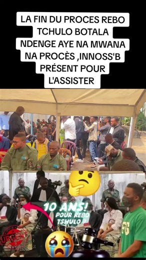 🛑LA FIN DU PROCES REBO TCHULO BOTALA NDENGE AYE NA MWANA NA PROCÈS ,INNOSS'B PRÉSENT POUR L'ASSISTER @C.T. NEWS @VPM, Défense Nationale/RDC @parlement debout @Présidence RDC #proces #rebotchulo🇨🇩🇨🇬 #innoss'b#justice #congolaise🇨🇩🇨🇬