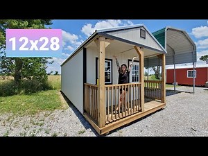 12x28 SHED TO HOUSE/ OFF GRID TINY HOUSE