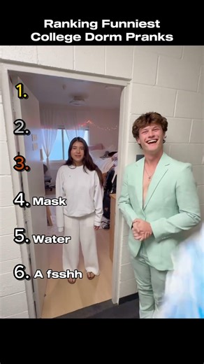 Ranking Funniest College Dorm Pranks