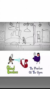 Ghost Busters vs Phantom Of The Opera Part 1 🎥 #cartoon #animation #ghostbusters #phantomoftheopera | Pixel.p45