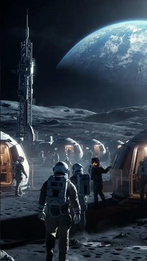 First Human Colony on the Moon 🌕🚀 | Ultra Realistic Future Vision
