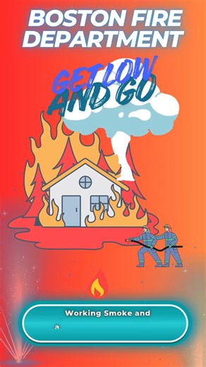 🔥 Boston Fire Safety Tip: Check the Door Before You Open It! In a fire, always feel the back of the door with the back of your hand. 🚪 If the door is NOT hot, open it carefully and proceed toward safety. 😷 If you see smoke, remember: Smoke rises, and the air high in the room becomes toxic fast. Stay low to the ground, where the air is clearer. Crawl to the nearest exit and get out safely. Your safety is our priority. Please share this important message with family and friends. 🔥 #fireprevent