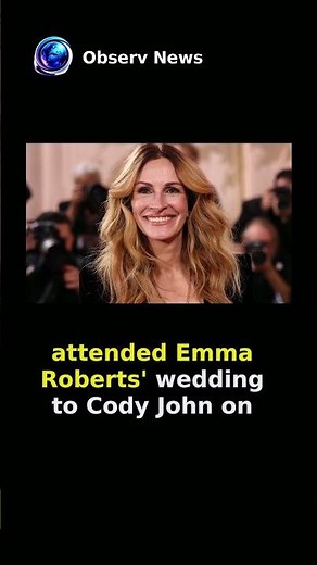 Julia Roberts and Daughter Hazel Attend Emma Roberts' Wedding in Sun Valley