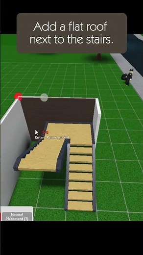 How to add second floor without gamepass in Bloxburg! | #roblox #bloxburg #thegamersplace