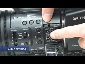 Video camera instructions Sony HDR AX2000