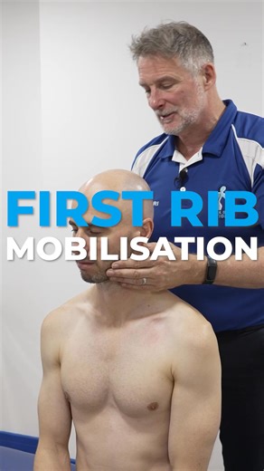 First rib mobilisation techniques with Ian Horsley.⁠ View Ian's full demonstrations in his NEW Sports MAP Masterclass. sportsmap.com.au | The Sports MAP Network