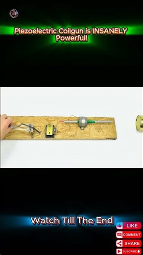 Piezoelectric Coilgun is INSANELY Powerful! Homemade Gauss Gun Destruction Test