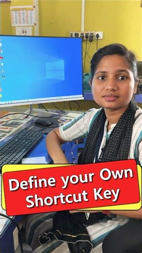 Create your Own Shortcut key for any Application💥 #shorts #computertricks #shortcut
