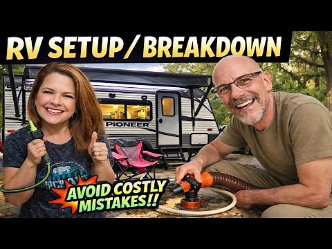 RV Setup & Breakdown for Newbies with 👍 List