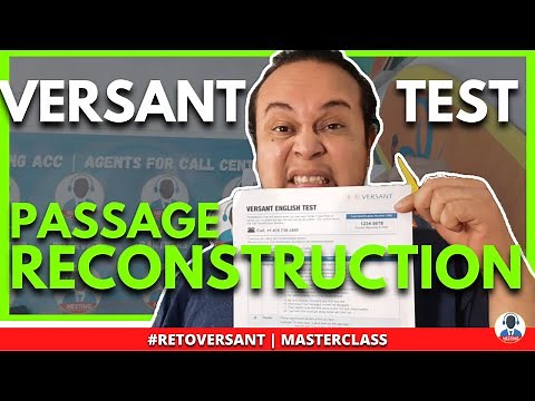 VERSANT PRACTICE TEST 🤟🏿| PASSAGE RECONSTRUCTION📙 | TIPS🎯 FOR GETTING HIGHER SCORE📈🥊