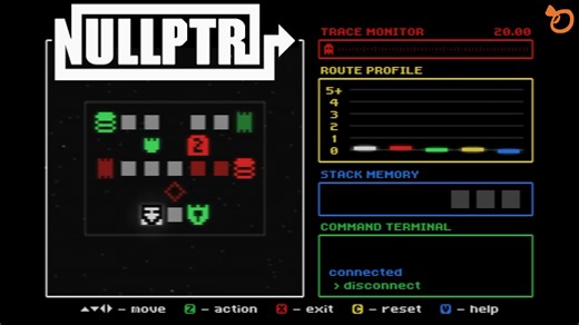 【解谜】一个极简潜入的解谜 - NULLPTR【游戏推荐/Demo试玩/355】