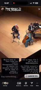 3K views · 139 reactions | Live from Carnegie Hall, a friend took this video of our concert. | Amanda Forsyth | Facebook