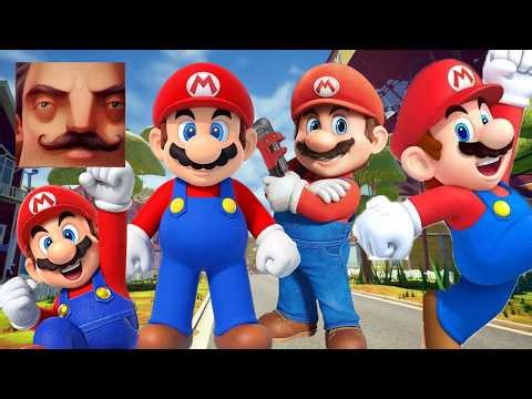 I Made 30 Mario in Hello Neighbor Final History