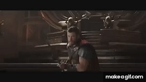 Thor vs Hela | Throne Room Fight Scene | Thor Ragnorak on Make a GIF