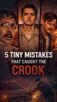 Top 5 MISTAKES that caught the crook! #truecrime
