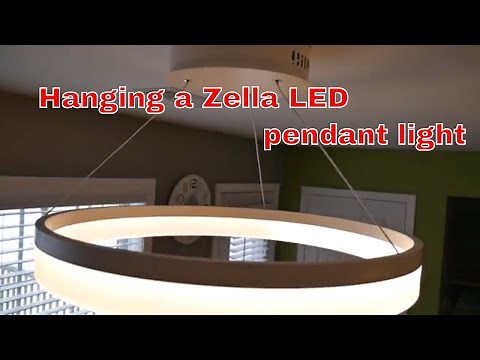 How to hang an LED ceiling light - From start to finish