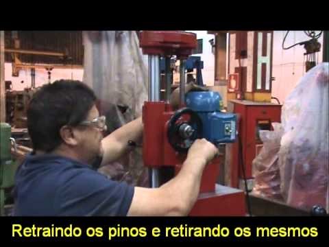 BVC-90E - Step by Step to Operate PORTABLE CYLINDER BORING MACHINE - 01 SPEED