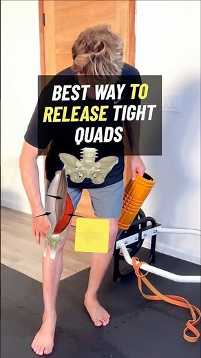 Tight quads? Best 3 ways to release tight quad muscles #quads #stretching #mobility
