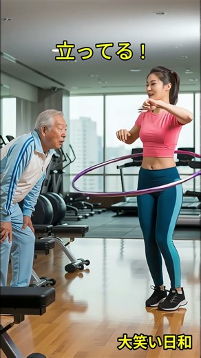 フラフープ 運動中 #funny #コントチャンネル #1分漫才