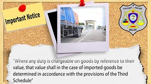 A message from the Belize Customs & Excise Department | Love FM Belize - News and Music Power