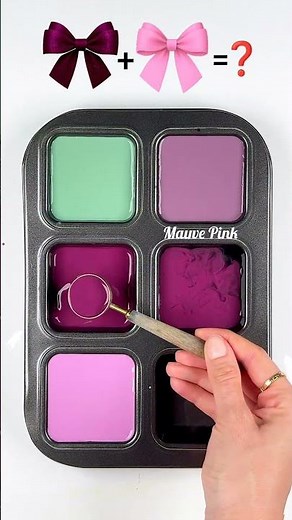 colorpalette/ Dreamy Pastel Mix: Teal, Magenta & Pink Palette🌈 #colormixing #artshorts #colorconcept