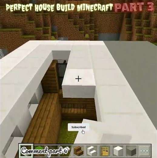 🏡 Minecraft: How To Build a Small Modern House Tutorial (#1 ) | Easy Survival Build #minecraft Part3