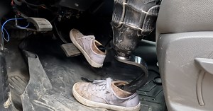 The first female double amputee to earn a Colorado Class A Commercial Driver's License