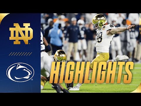 College Football Playoff Semifinal Highlights vs Penn State | Notre Dame Football