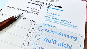 So sieht der Stimmzettel aus: 16 Parteien in BW