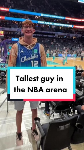 Tallest guy in the NBA arena. @hornets edition. #tall #tallfamily | isaiah thomas