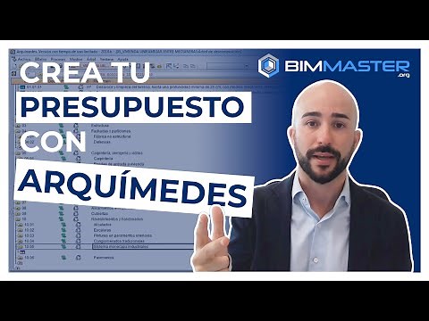 Cómo Crear Presupuestos, Capítulos y Partidas en Arquímedes de Cype. BIM 5D - Revit - Arquímedes.