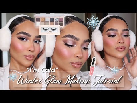 Cold Girl Winter Makeup Tutorial ❄️ | VIRAL “I’M COLD” Aesthetic | Soft Glam Makeup Look