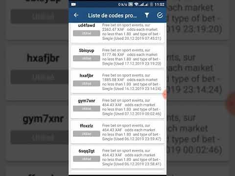 comment parier sur 1xbet avec un code promo