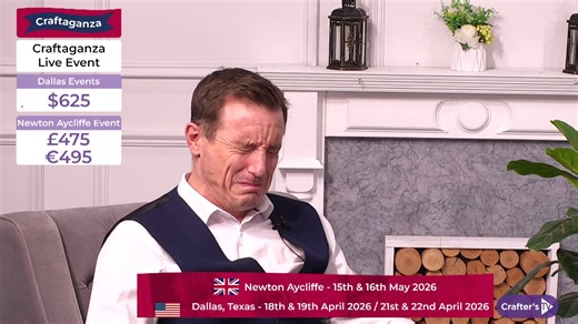 She’s back and calling the shots! Sara is taking over Crafter’s TV, and you know what she’s like! Absolutely anything could happen. Join her and Ben Moseby at 2pm UK 🇬🇧 / 9am ET 🇺🇸 for all the fun, incredible deals, exclusive bundles, and the kind of surprises only Sara can deliver. You won’t want to miss a minute! 🛍️ Shop for the products on the show here: 🇬🇧 🇺🇸 & 🇪🇺: https://ow.ly/NAyw50XomVO Make sure you join our communities to chat, share makes, and be inspired by other crafters 