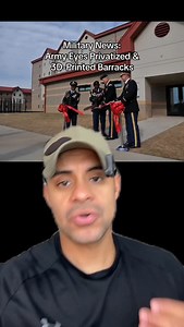 26K views · 455 reactions | Military News Today (24APR2025): The Army is building new privatized barracks at Fort Irwin and testing 3D-printed housing to tackle outdated living conditions. With a $7.5B repair backlog and growing pressure to modernize, here’s how the Army is rethinking where soldiers live. #militarynews #military #veteran #army #barracks | Larry FloresBerrier | Facebook