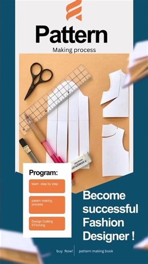 Pattern Making Process Book ll Online Class ll Design Draft Cutting Stitching Online