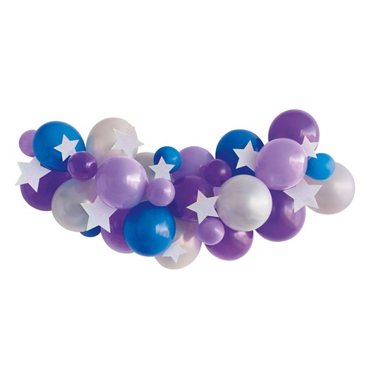 Celestial Balloon Garland Arch Kit with Die Cut Stars, Multi-Coloured, for Birthday Party/Graduation | Party City