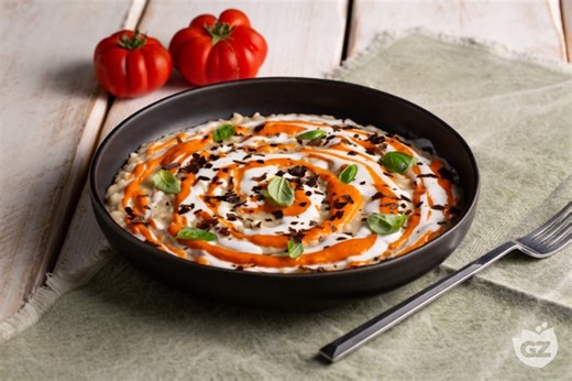 Risotto melanzane e pomodorini