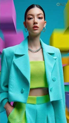 Tapered Pant Boxy Cropped Blazer | Modern Structured Power Look Vol.2 #fashion style #