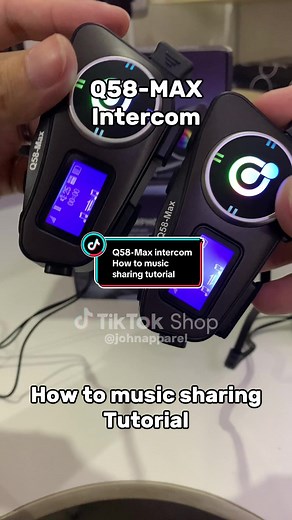 Q58-Max Intercom: How to Pair Music Sharing Tutorial
