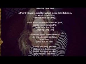 Annett Louisan - Dein Ding (Lyrics)