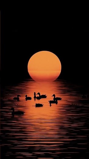 Sun Surface Swimming Ducks 🌞🦆 | Mind-Blowing AI Art