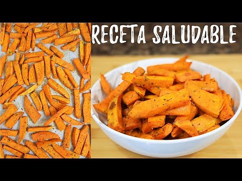 Deliciosas Papas De Camote Al Horno | Receta Saludable y Facil 🦄 Bessy Dressy