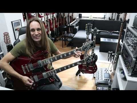 Doubleneck guitar comparison - Epiphone G-1275 vs. Harley Benton DC custom II 612 ch