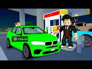 GAS STATION WITH RACE CAR | Roblox