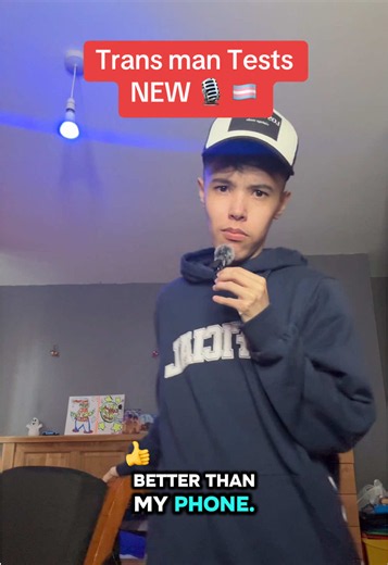 Trans man Tests new mic: #ftm #transman #ftmtransition #transgender #🏳️‍⚧️