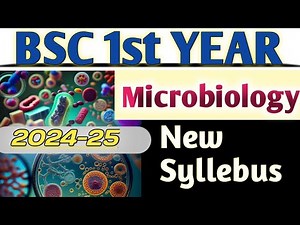 bsc 1st year microbiology new syllabus 2024-25|| #bsc #microbiology