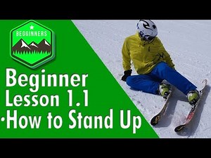 Beginner Skiing Lessons 1.1 - Best tip to stand up