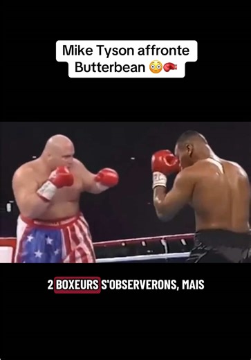 Mike Tyson affronte Butterbean 😳🥊 #boxe #boxing #pourtoi #pourtoipage