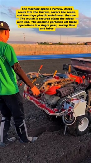 Seed Planter and Plastic Mulch Layer: Efficient Agriculture Technology